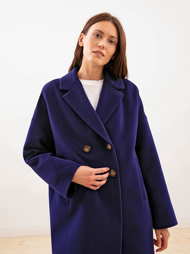 Пальто-кокон с мембраной