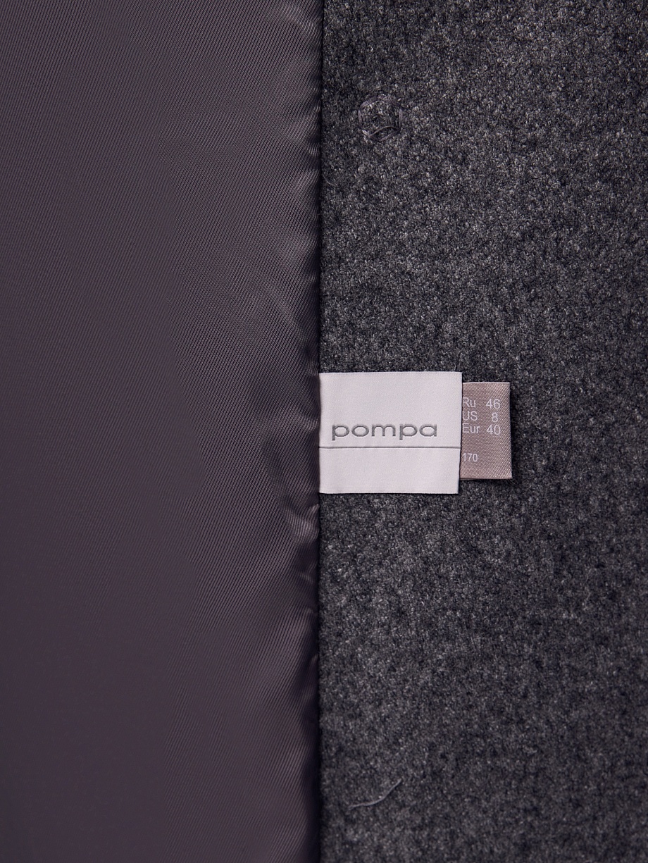 Шерстяное пальто с мембраной