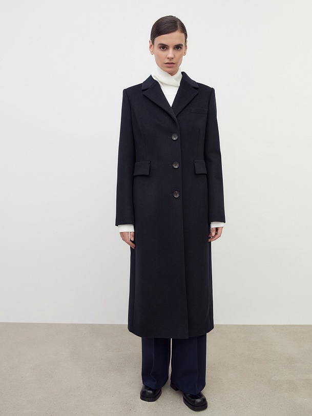 Пальто из 100% шерсти с мембраной
