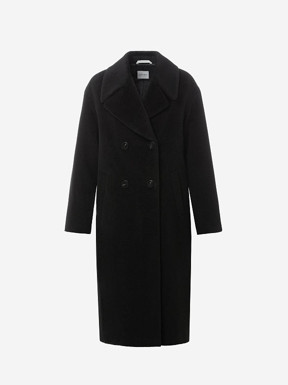 Пальто из премиальной шерсти с мембраной и утеплённой спинкой POMPA арт.1015636p90099