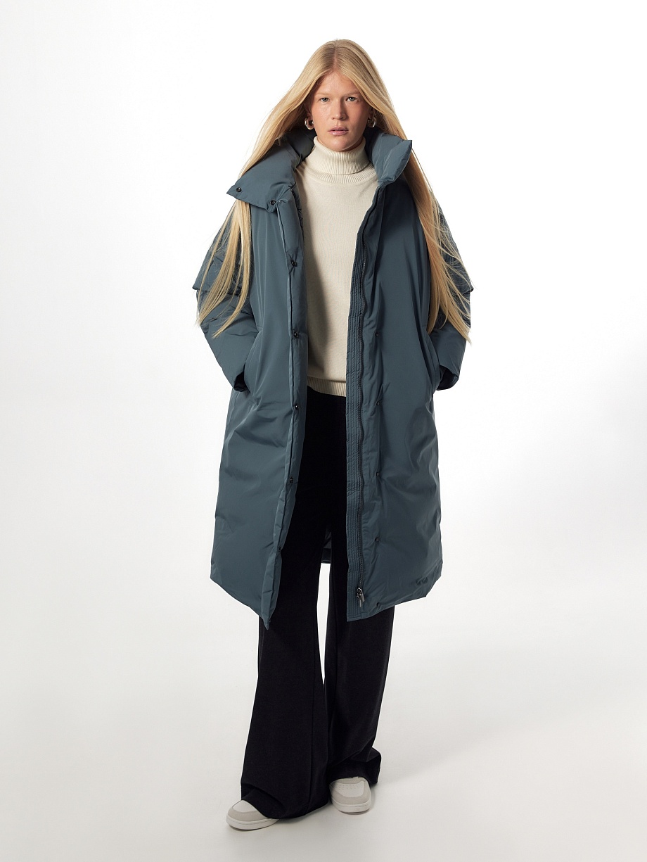 Пуховик с мембраной и утеплителем 90% пух и 10% перо