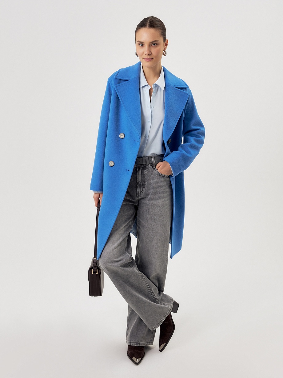 Шерстяное пальто с мембраной