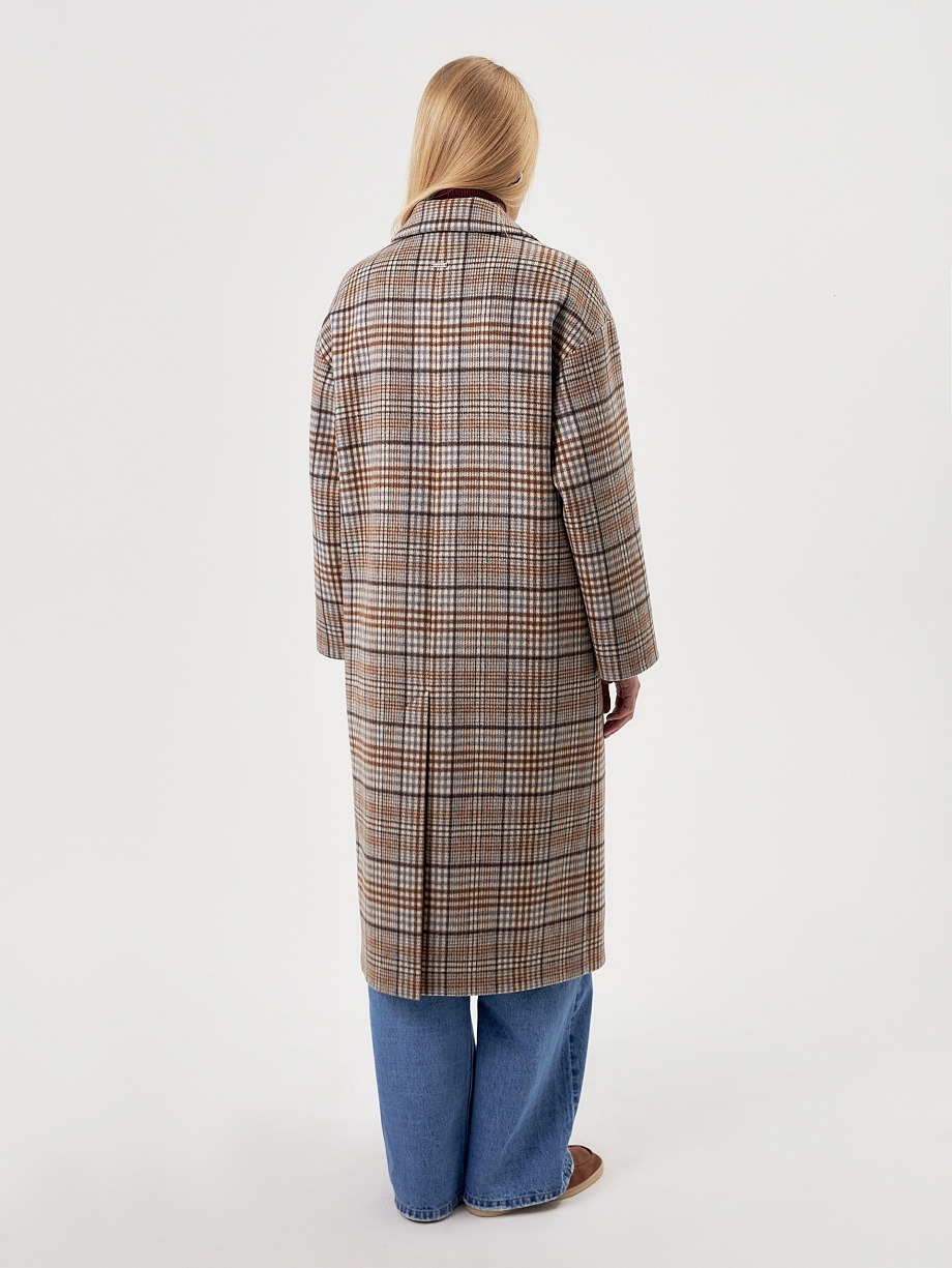 Шерстяное пальто с мембраной