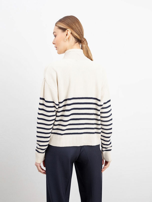 Кардиган трикотажный в полоску