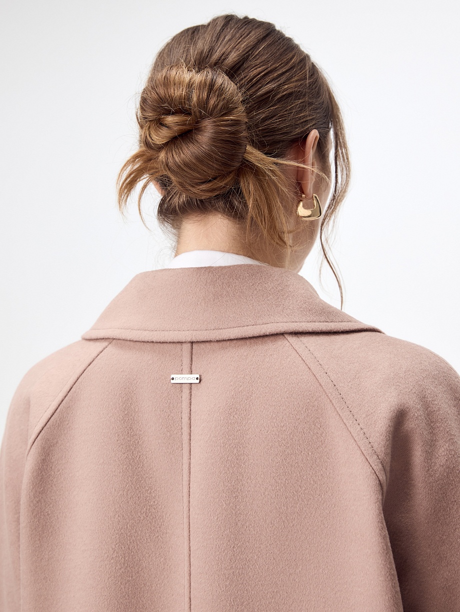 Пальто из шерсти с мембраной