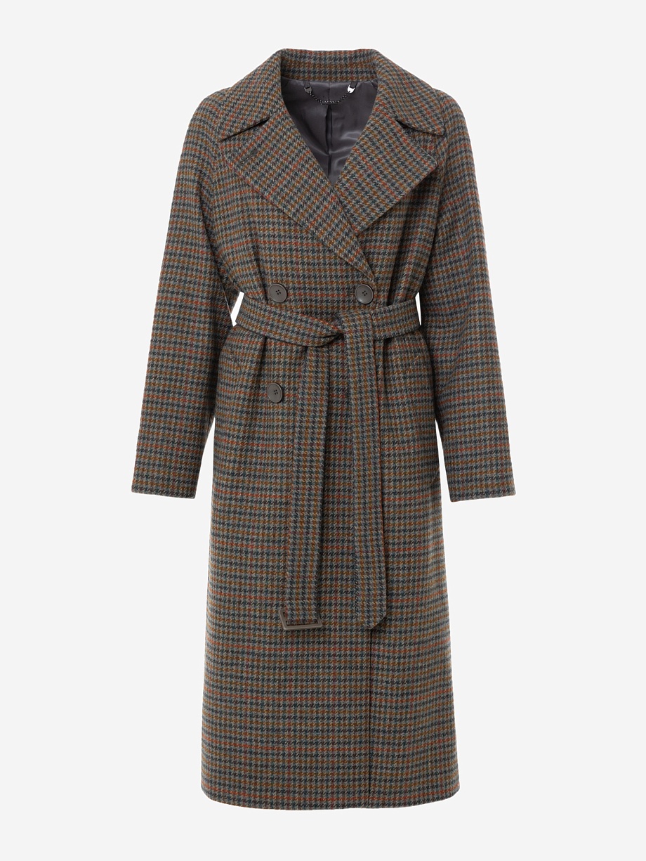 Шерстяное пальто с мембраной