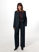 Жакет однобортный из костюмной ткани POMPA арт.2101192cl0591