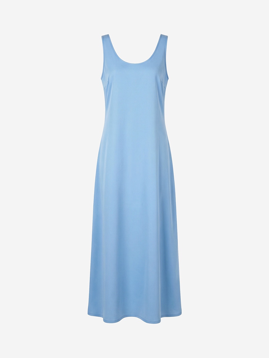 Платье из атласа в бельевом стиле