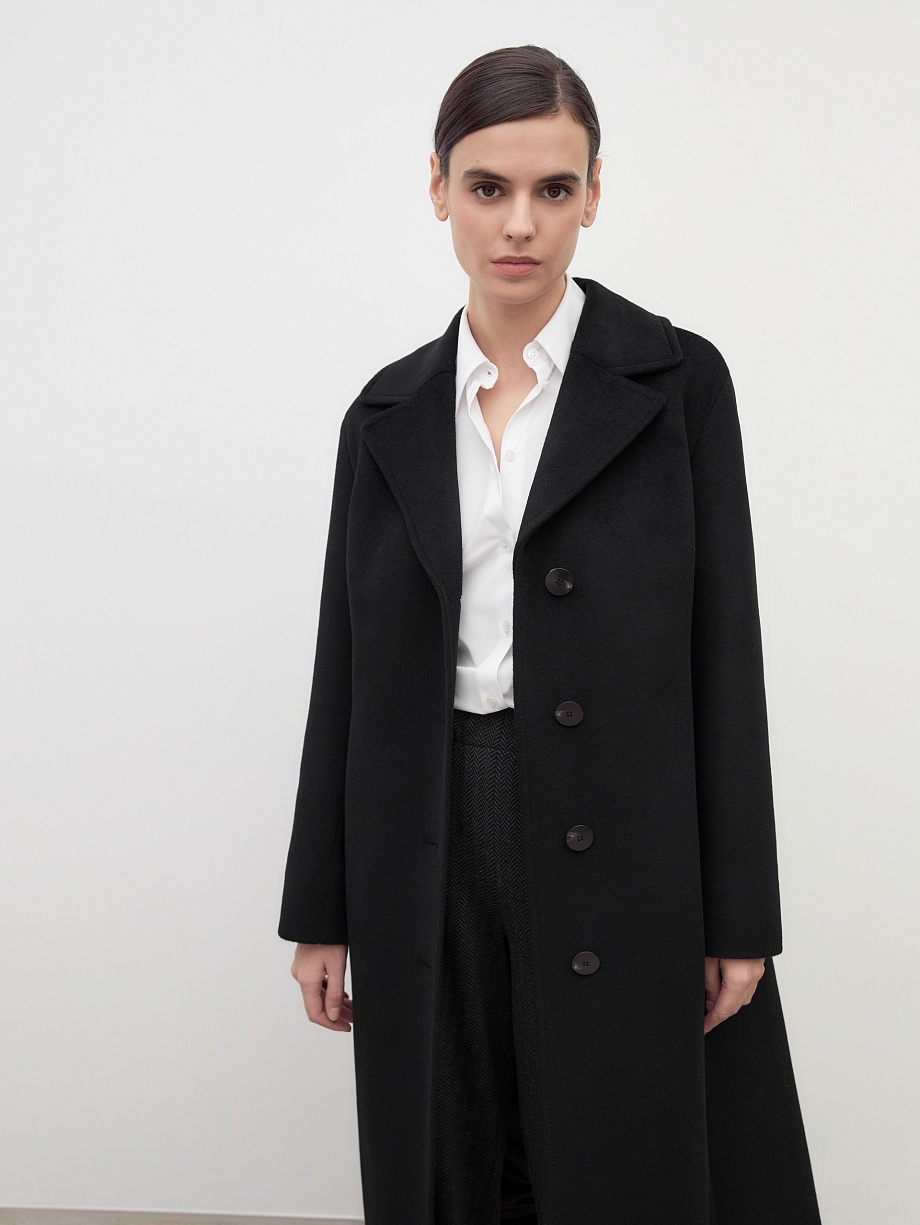 Пальто из 95% шерсти с мембраной