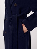 Пальто из шерсти и шелка с мембраной и утеплённой спинкой POMPA арт.1015973p90064