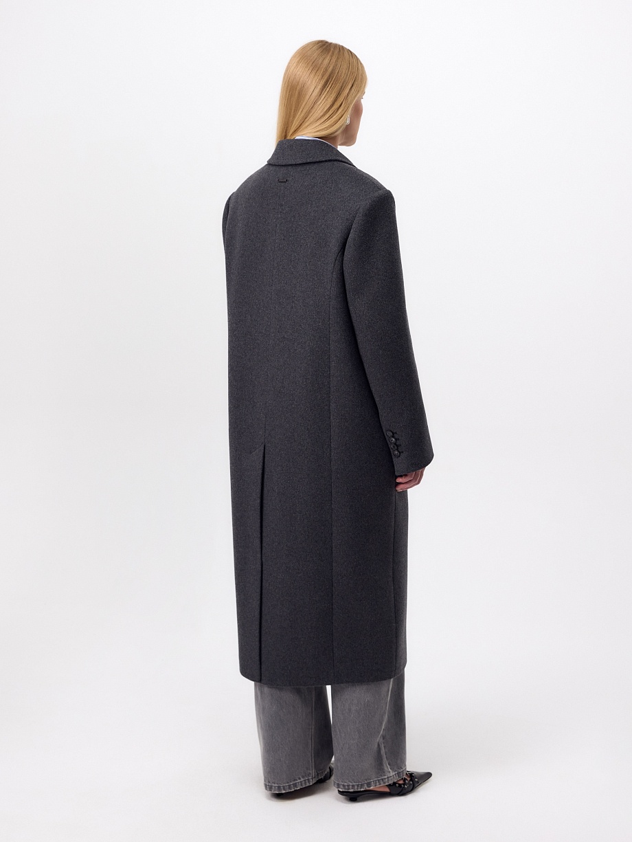 Пальто из премиальной шерсти с мембраной и съёмной подстёжкой