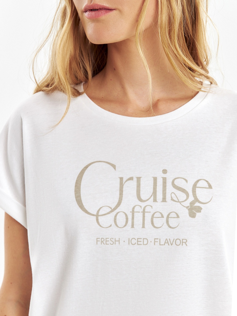 Футболка из 100% мерсеризированного хлопка