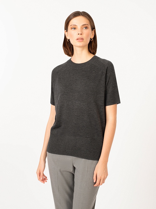 Джемпер женский с коротким рукавом