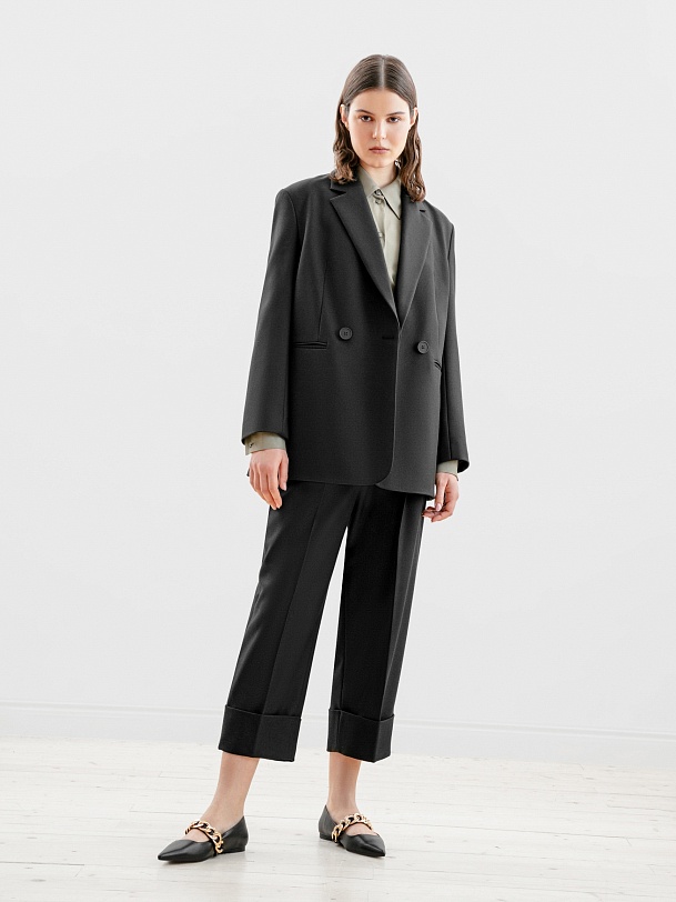 Двубортный женский пиджак