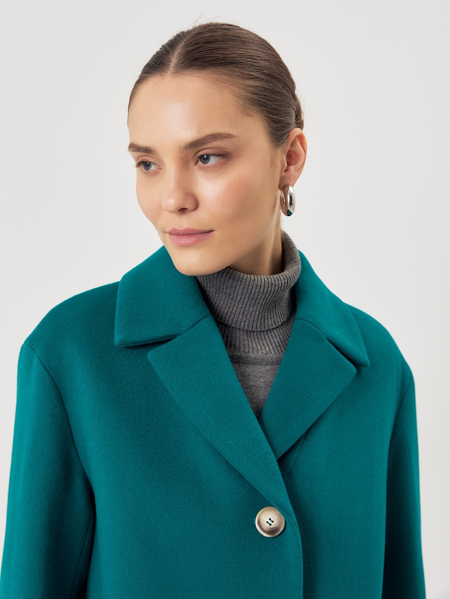 Шерстяное пальто с мембраной