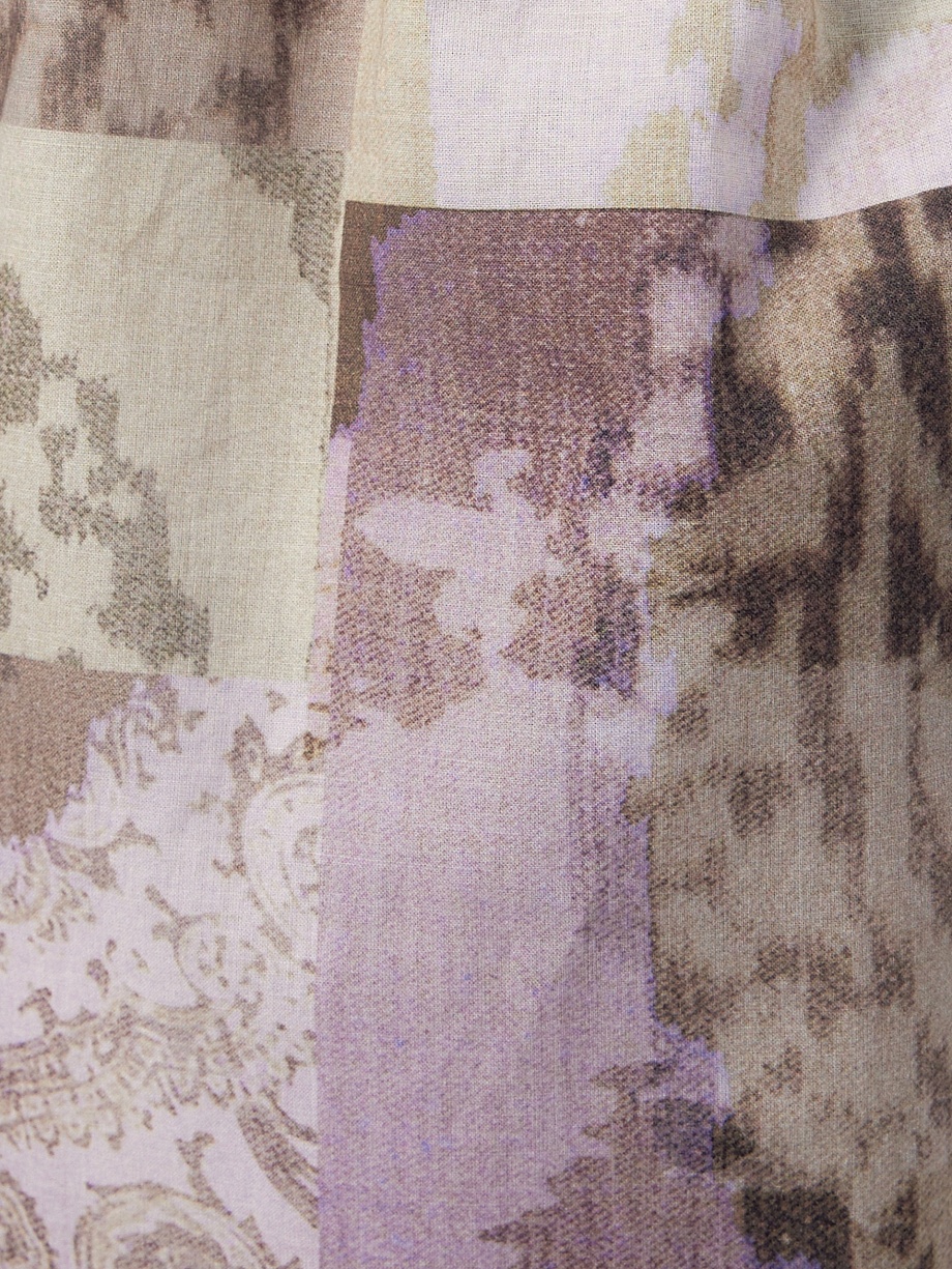 Летние брюки из 100% хлопка на эластичном поясе