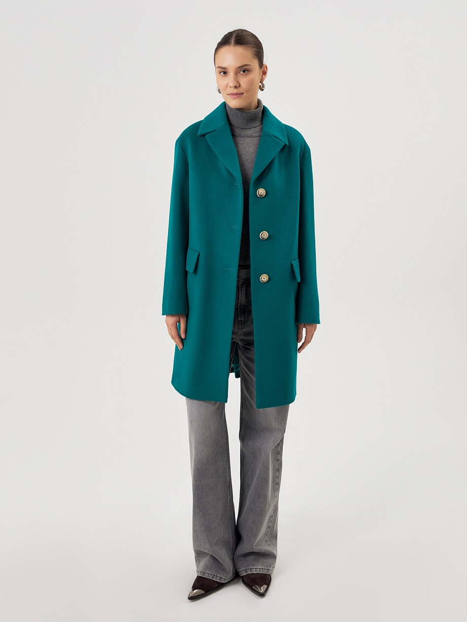 Шерстяное пальто с мембраной