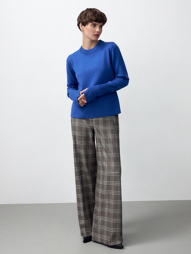 Базовый джемпер из вискозного трикотажа