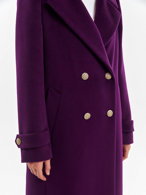 Шерстяное пальто с мембраной