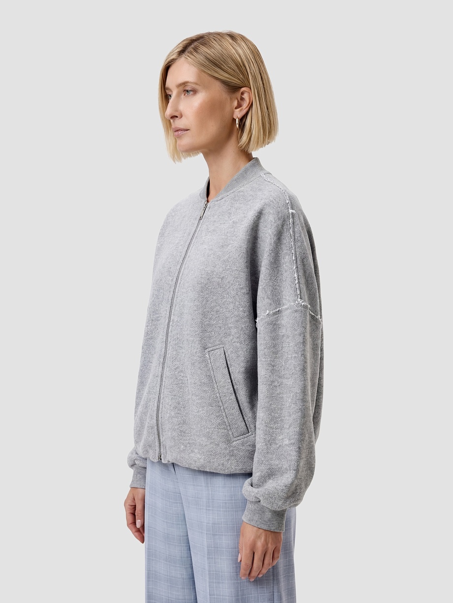 Жакет-бомбер из 100% хлопка