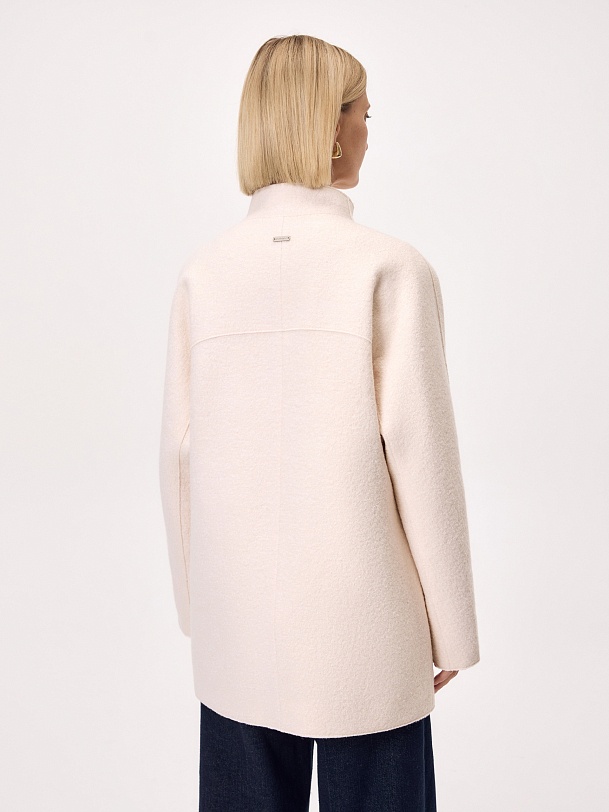 Полупальто из вареной шерсти с мембраной