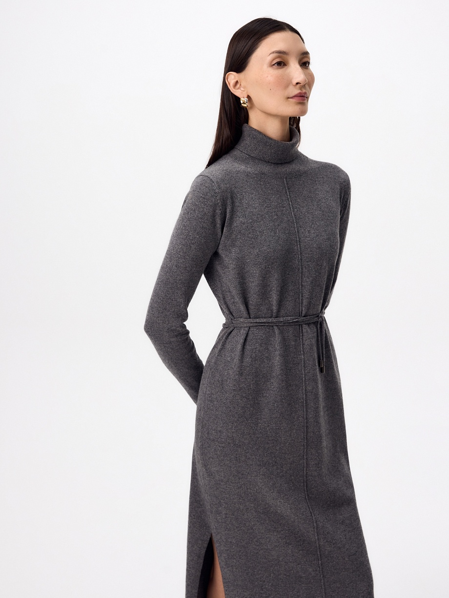 Платье из шерсти с ангорой