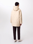 Двусторонняя зимняя экошуба со съёмным капюшоном POMPA арт.1014490p60803