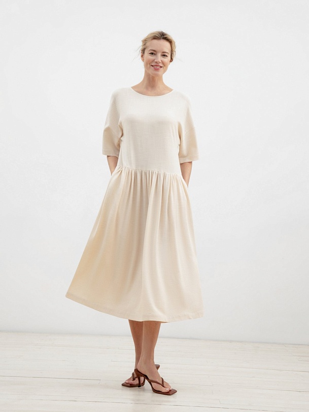 Летнее платье свободного кроя