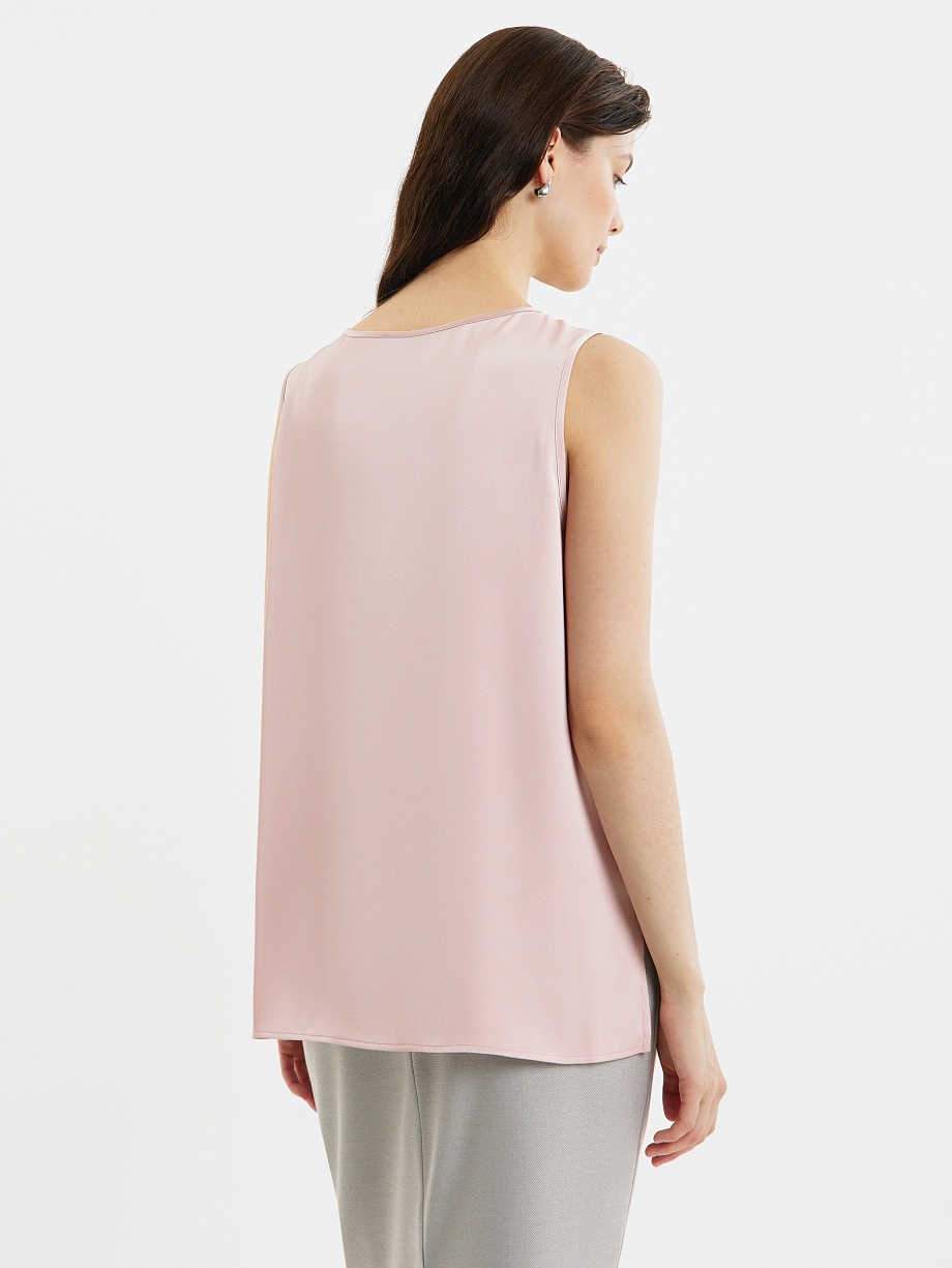 Базовый топ с удлинённой спинкой