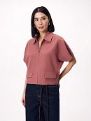 Укороченный жакет на молнии POMPA арт.3103320pr1115