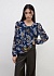 Свободная блуза из принтованого шифона POMPA арт.1148641cf0790