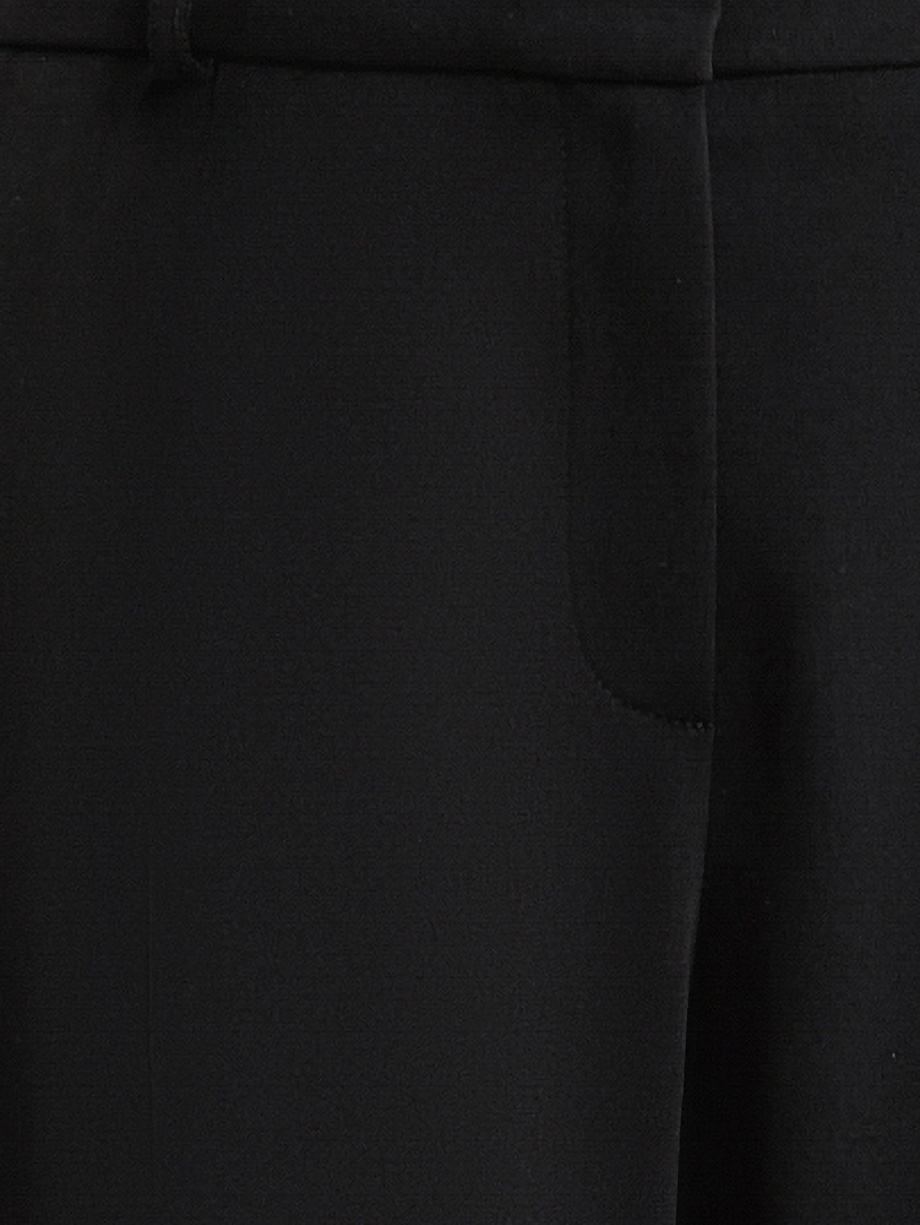 Прямые широкие брюки из мягкой костюмной ткани