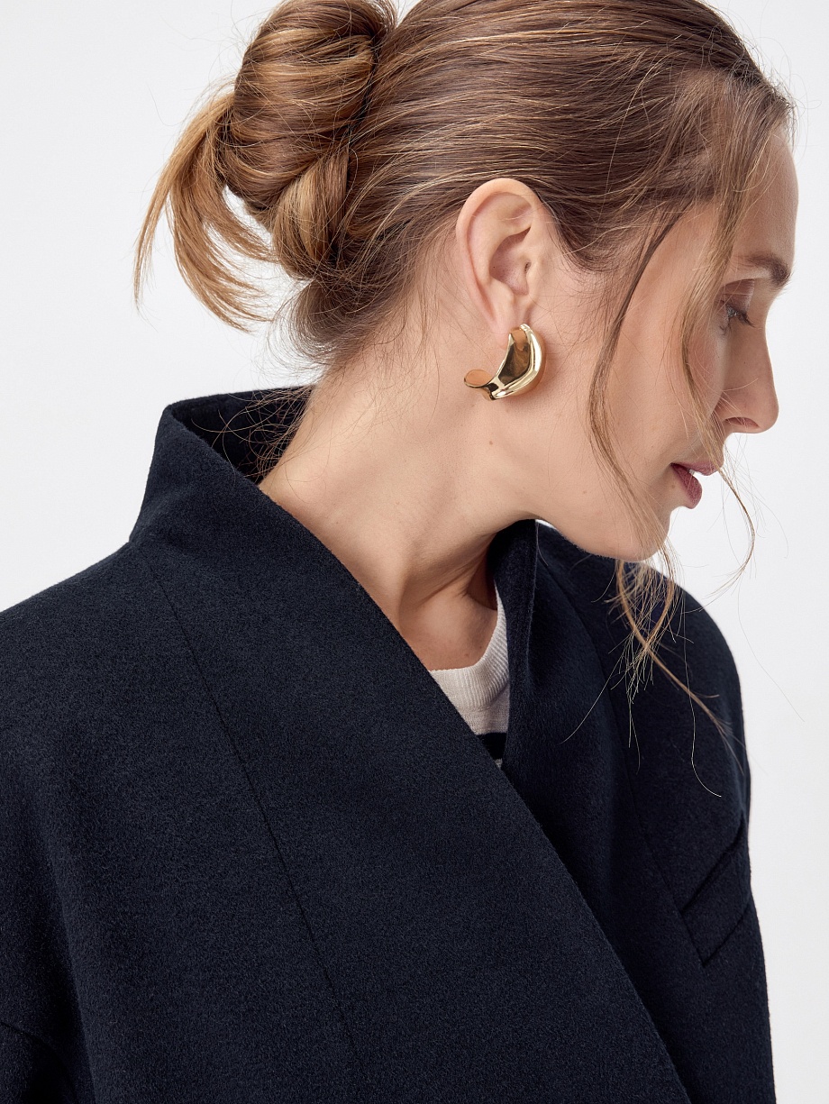 Пальто из шерсти с мембраной