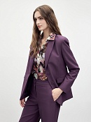 Прямой однобортный удлиненный жакет  POMPA арт.1100501sg0172