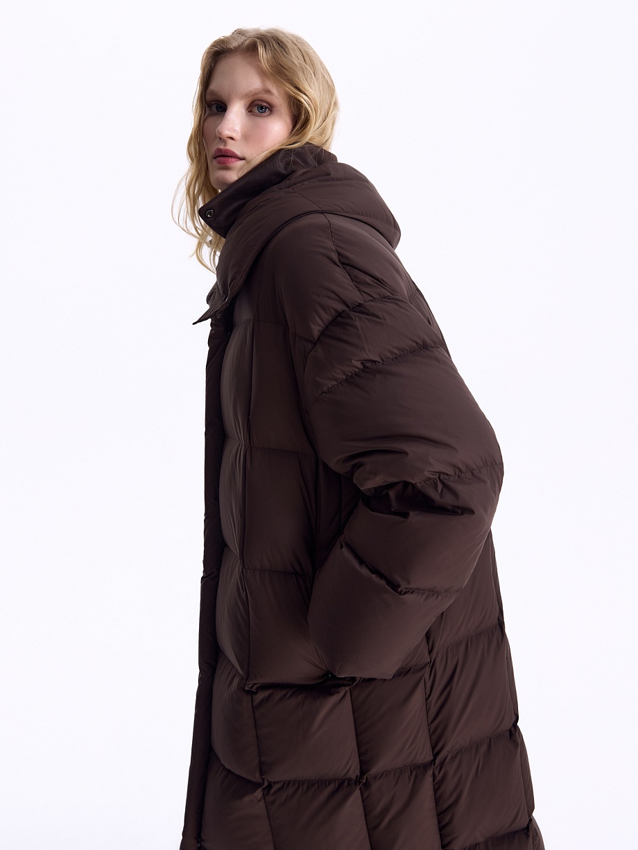 Пуховик с утеплителем 90% пух и 10% перо