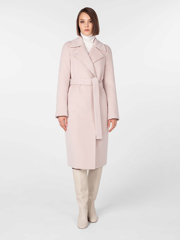 Зимнее шерстяное пальто из шерсти с утеплителем и мембраной