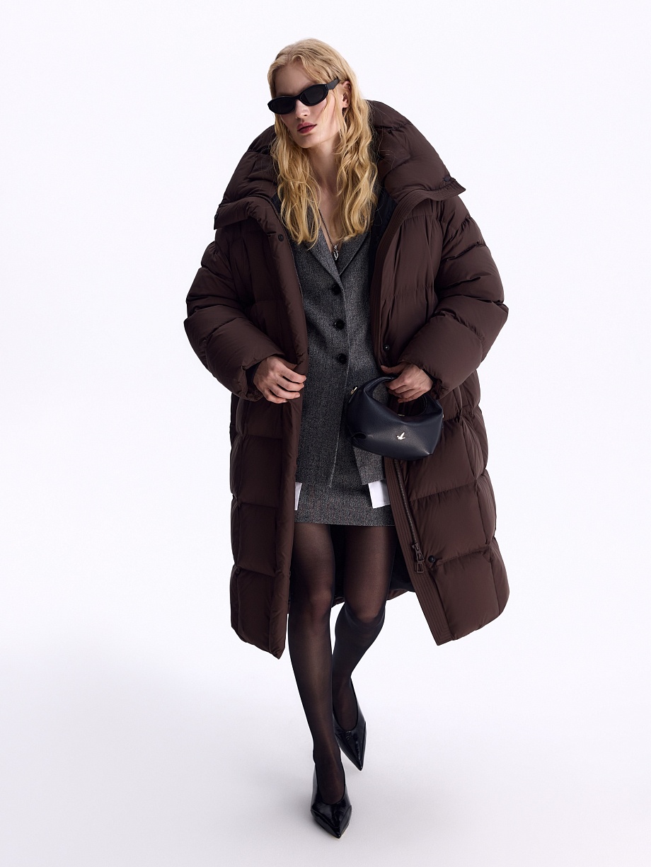 Пуховик с утеплителем 90% пух и 10% перо