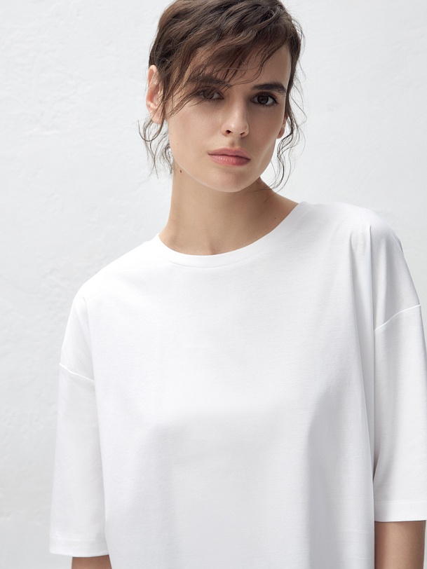 Футболка из премиального мерсеризированного хлопка