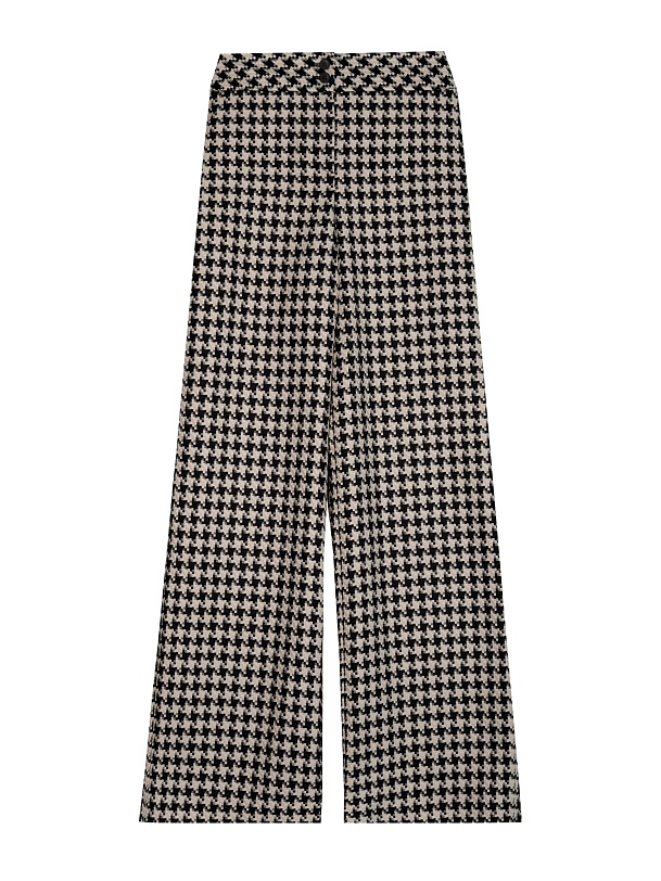 Прямые брюки из костюмной ткани