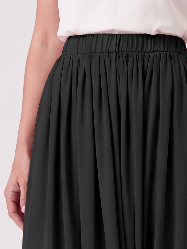 Асимметричная юбка-баллон