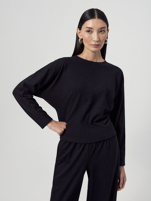 Джемпер из вискозного трикотажа