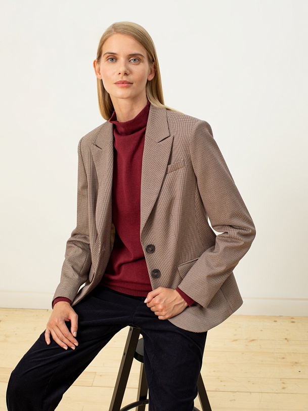 Жакет женский однобортный