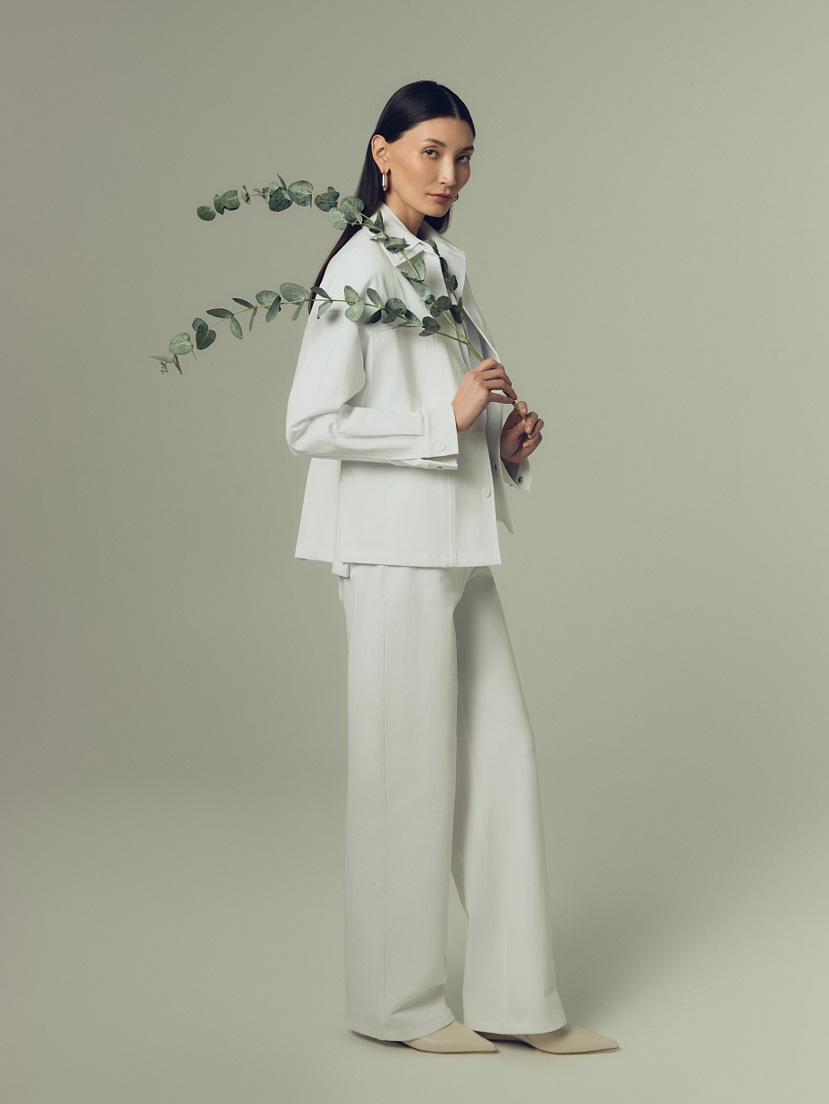 Прямые джинсы из хлопка