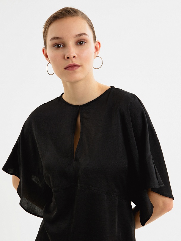 Свободная блуза из 100% вискозы