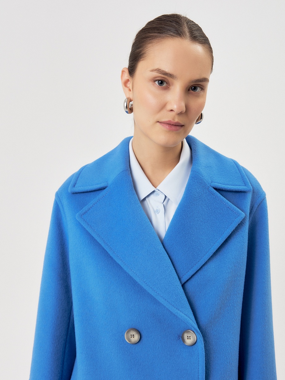 Шерстяное пальто с мембраной