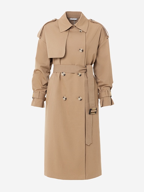 Классический женский бежевый тренч