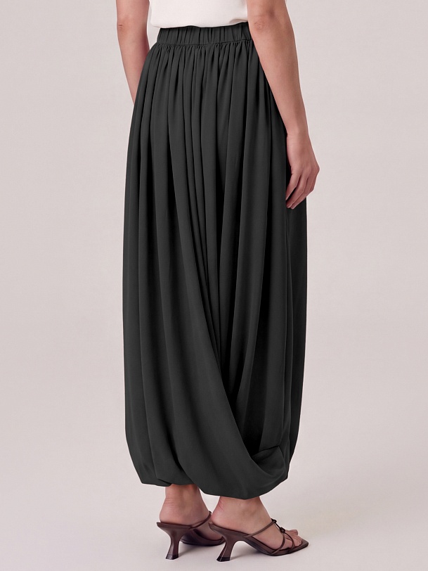 Асимметричная юбка-баллон