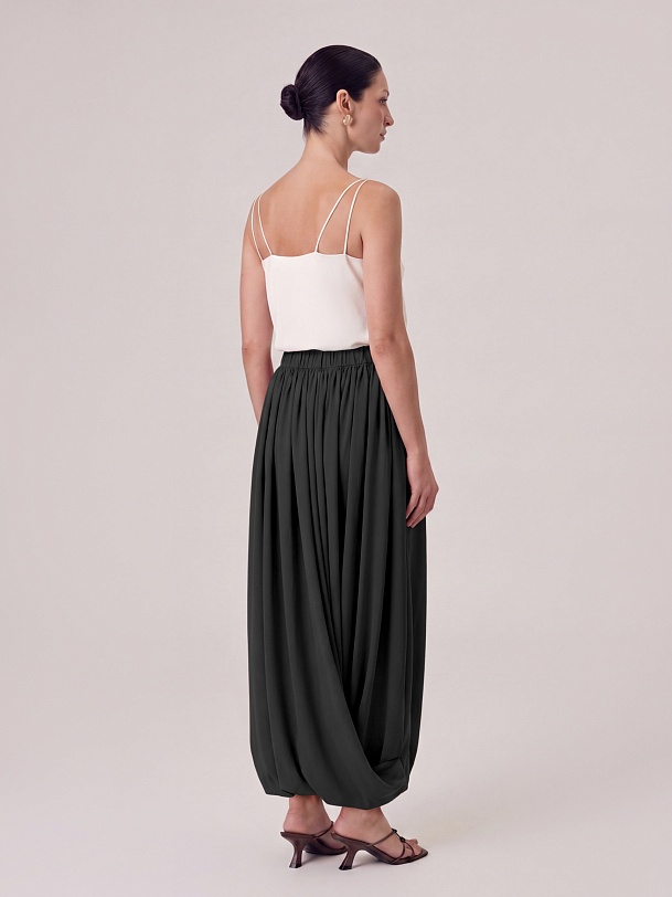 Асимметричная юбка-баллон