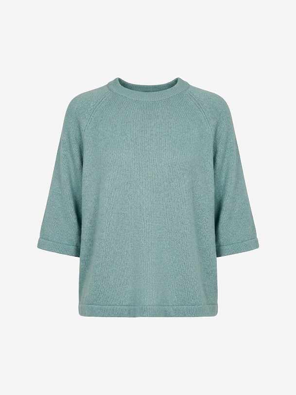 Джемпер из смесовой пряжи с ангорой и люрексом