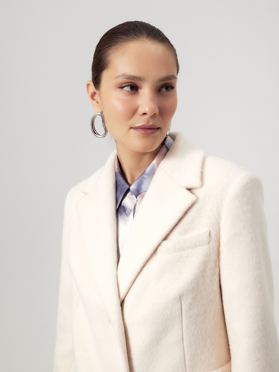 Пальто с мембраной из премиальной шерсти и Альпака